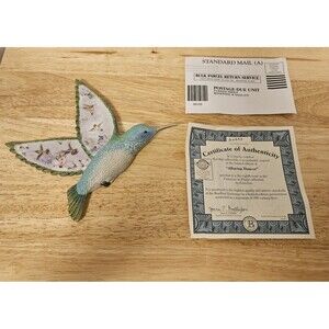 Lena Liu Fantasies Flight hummingbird ALLURING DANCER Bradford Exchange A0333